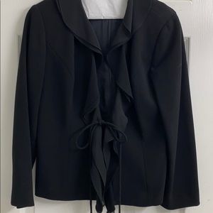 Coldwater Creek ruffle blazer